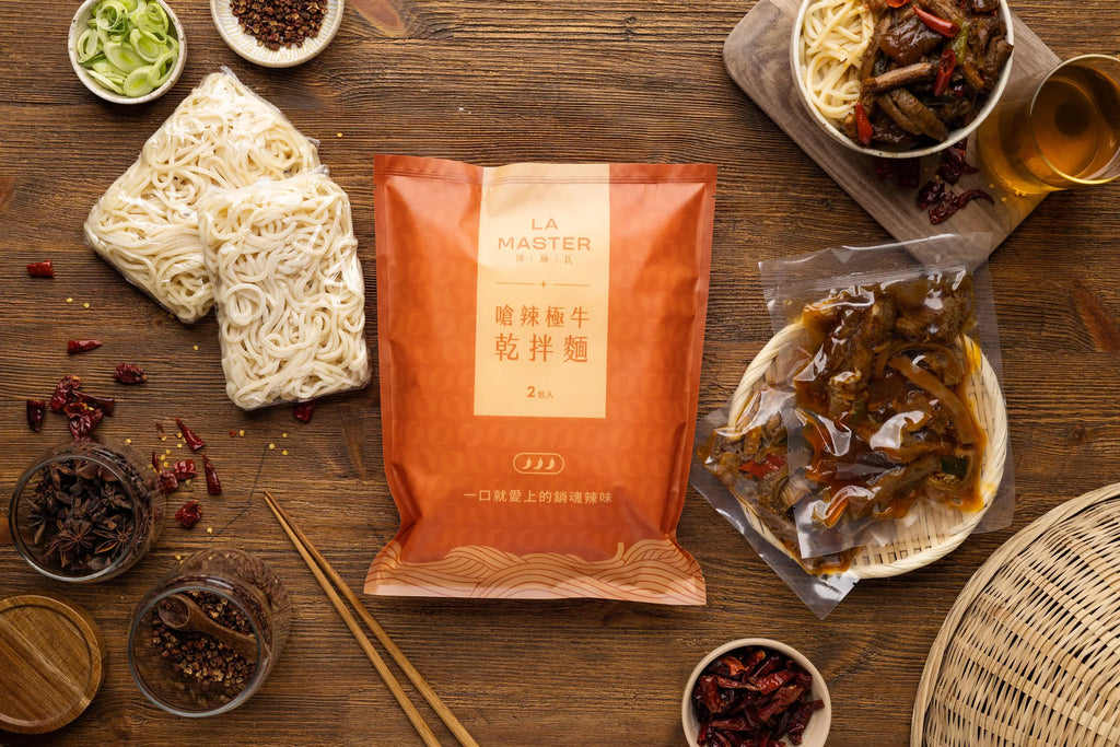 嗆辣極牛乾拌麵 兩入組