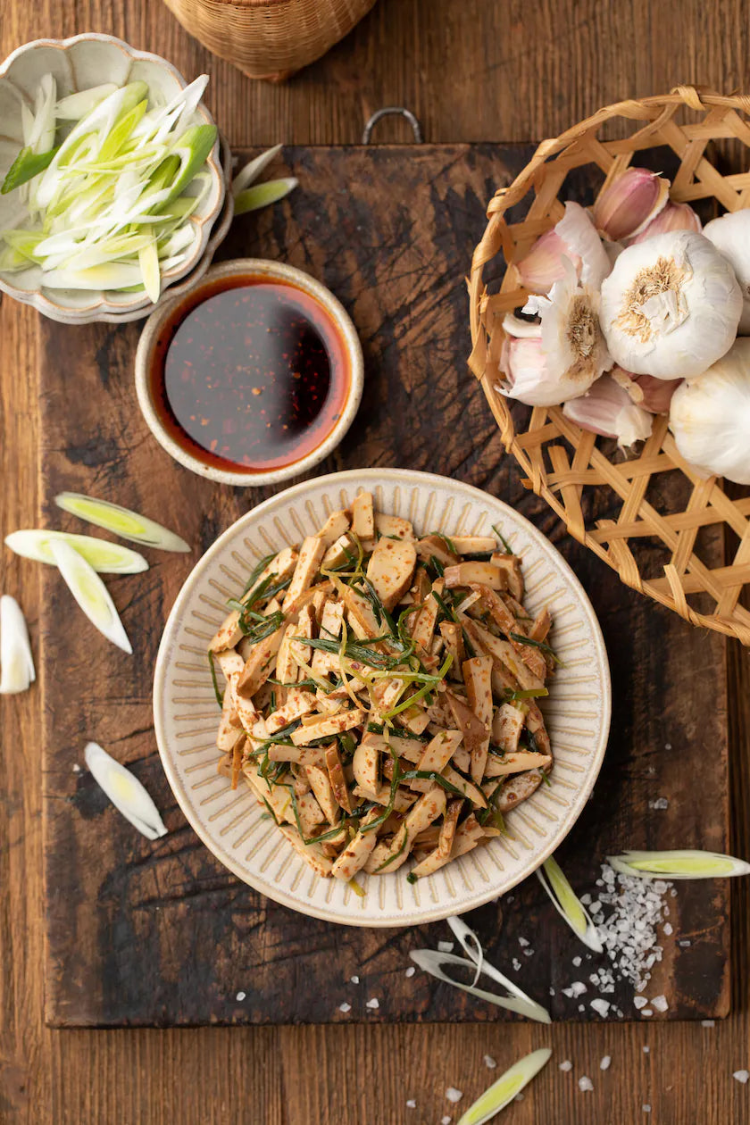 蒜香紅油豆乾絲